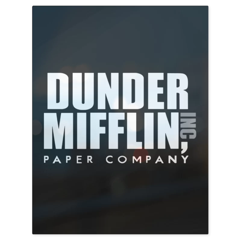 Dunder Mifflin Paper Company – Print Metálico