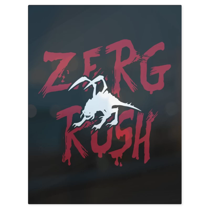 Starcraft - Zerg Rush – Print Metálico