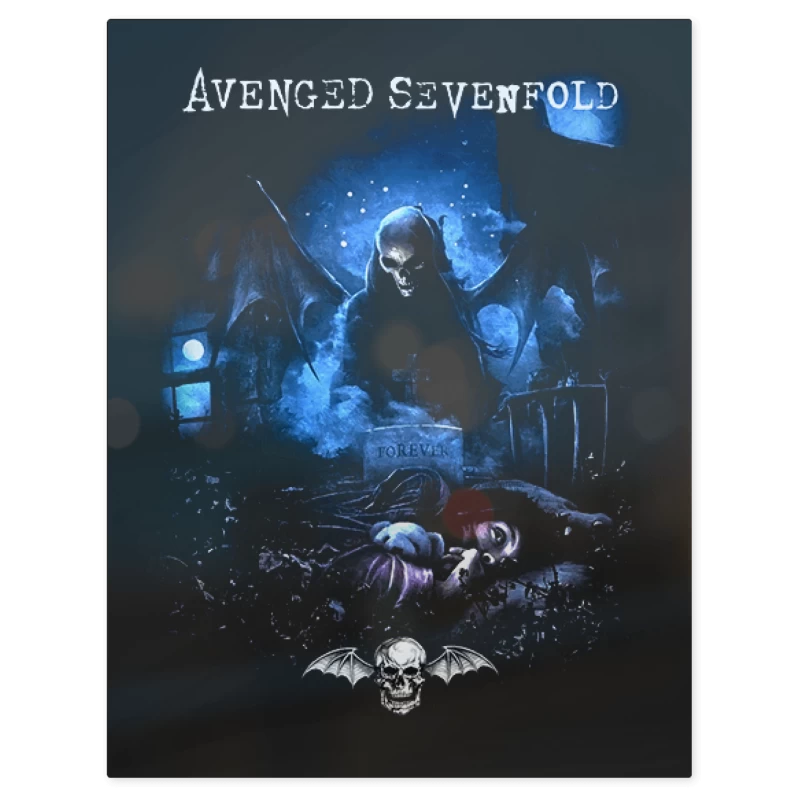 Avenged Sevenfold Nightmare – Print Metálico