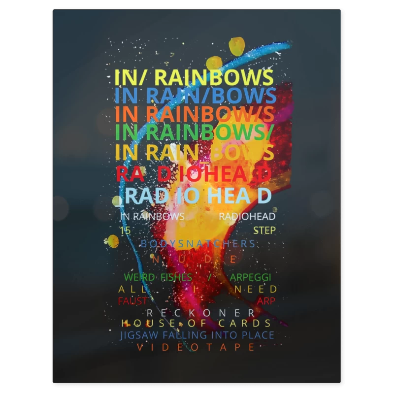 In Rainbows – Print Metálico