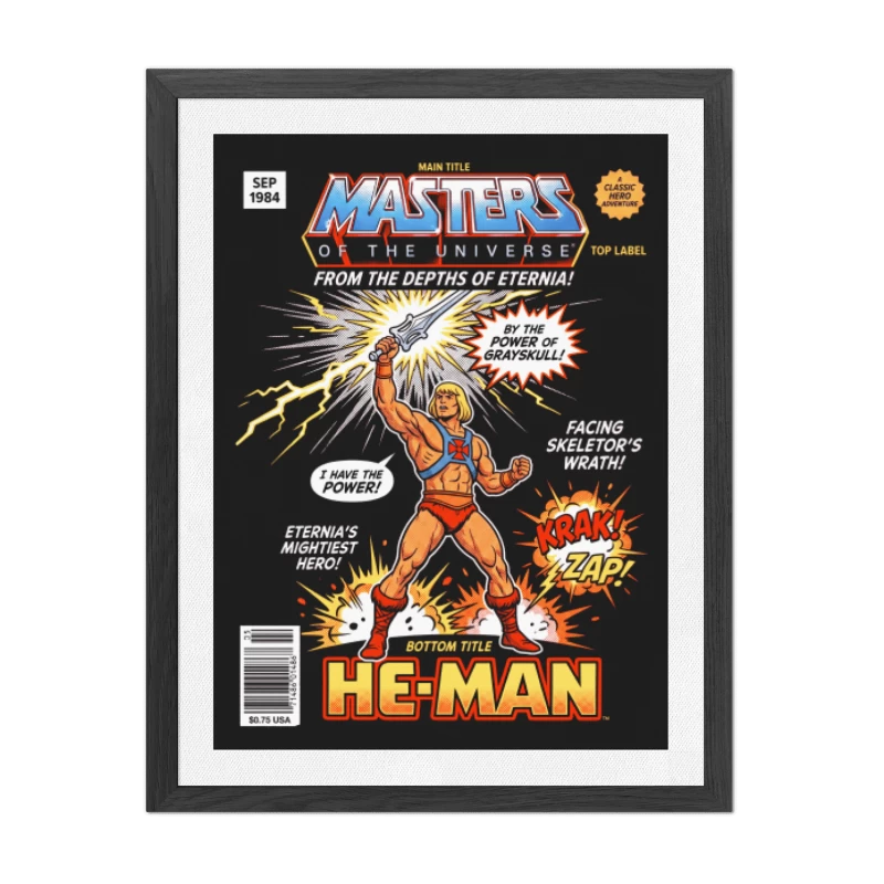 Cuadro He-Man – Masters of the Universe | Retro Comics