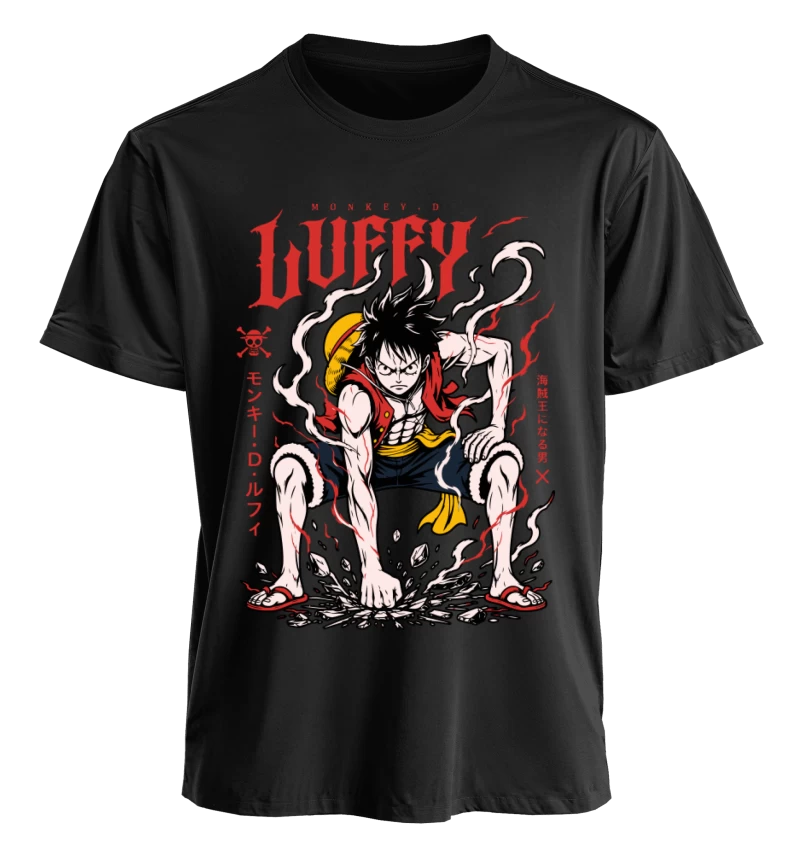 Polera One Piece Monkey D. Luffy Pirate King Awakening