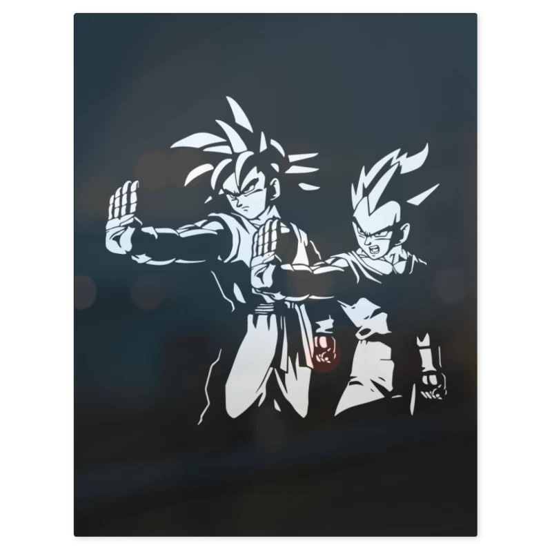 Saiyan Fiction – Print Metálico