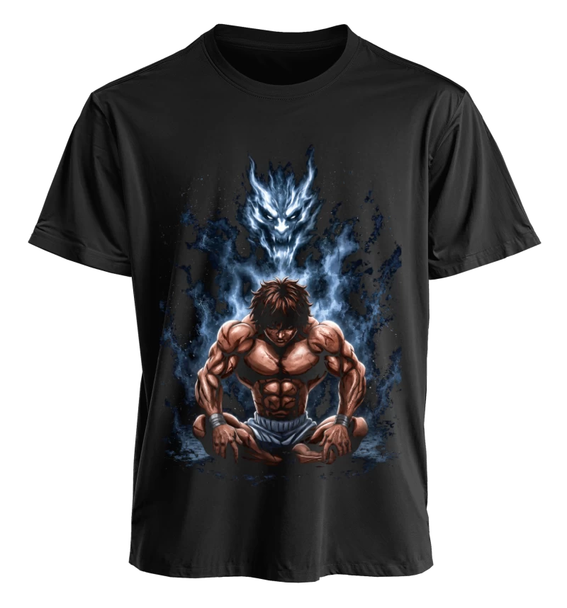 Polera Anime Baki Hanma | Frente + Manga