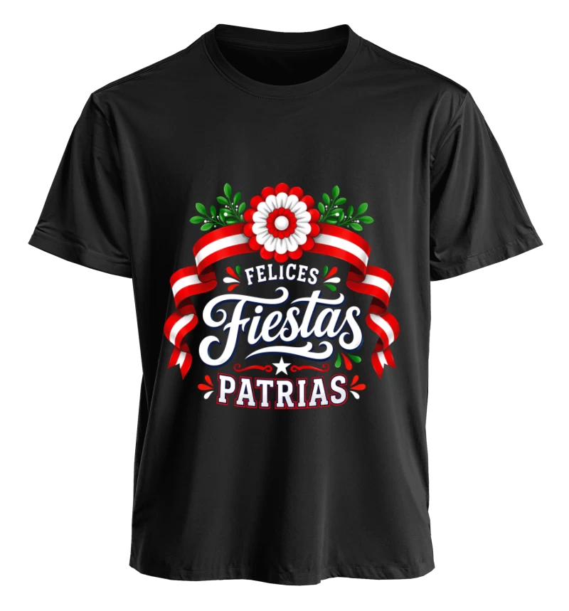 Polera Fiestas Patrias Felices Fiestas Patrias | Frente