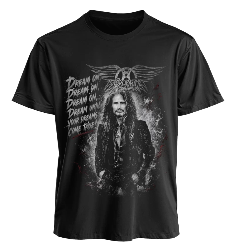 Polera Música Aerosmith Steven Tyler | Frente + Espalda