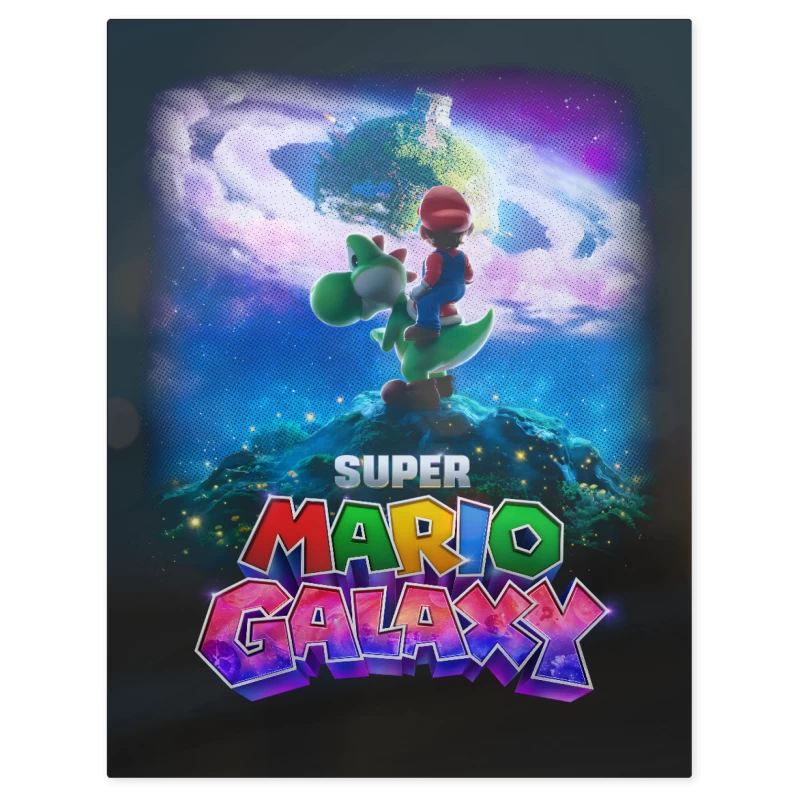 The Super Mario Galaxia – Print Metálico