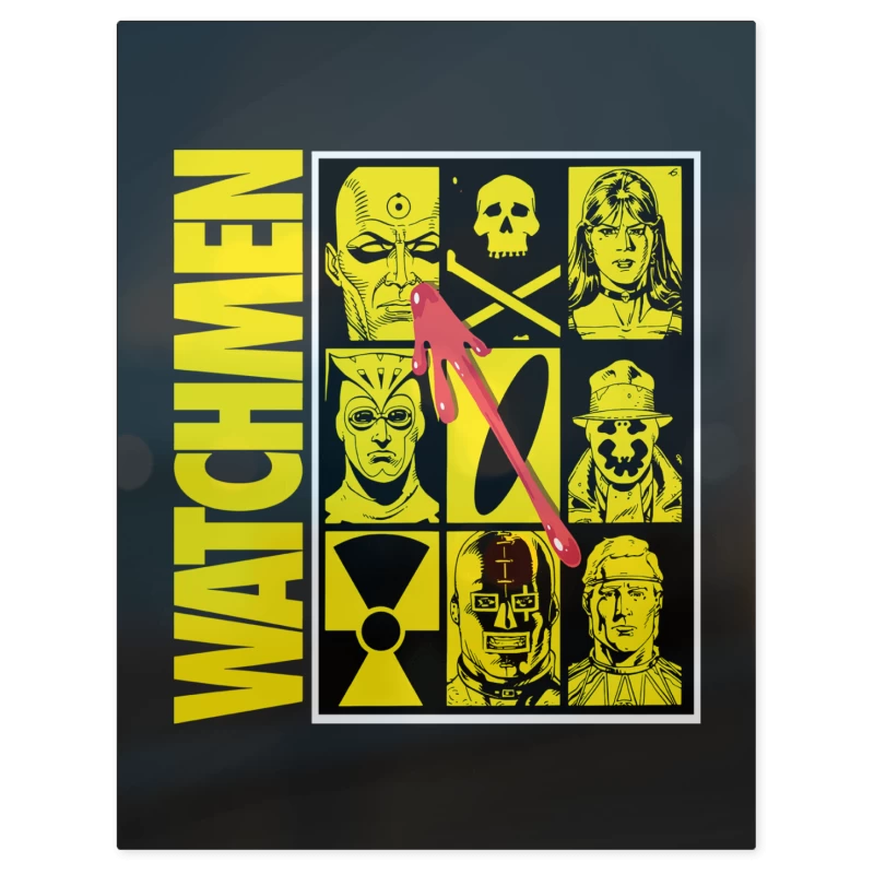 Los Vigilantes – Print Metálico