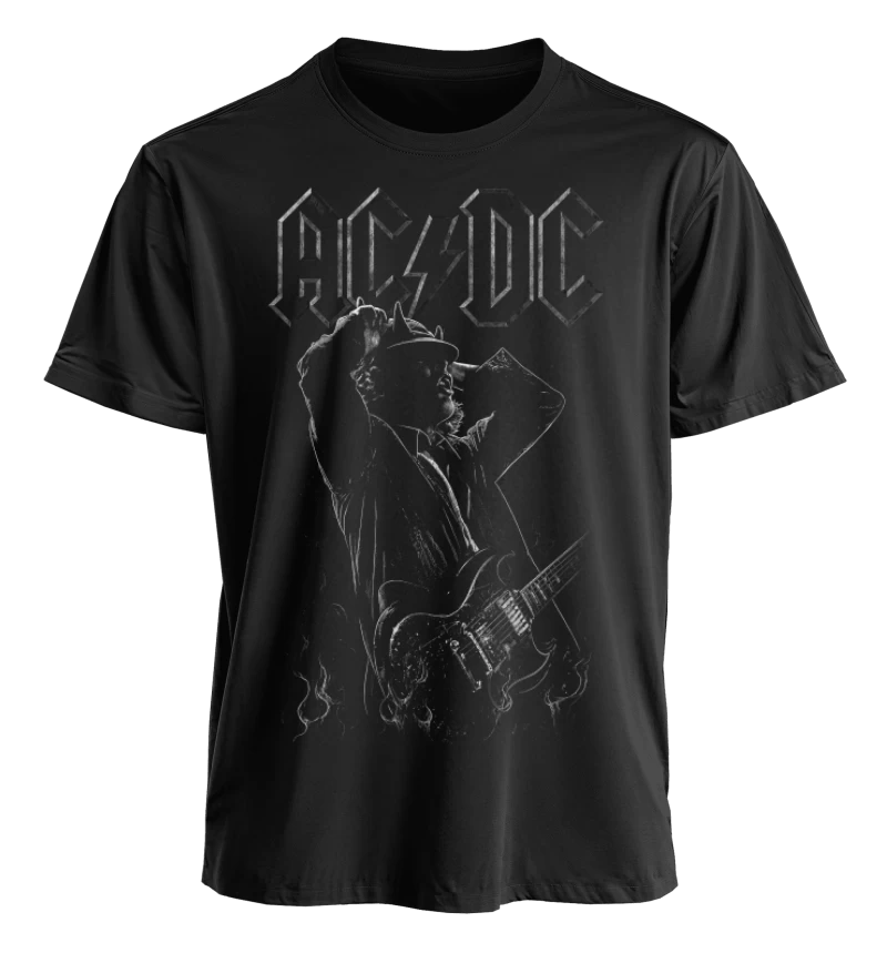Polera Rock AC/DC Angus Young | Frente
