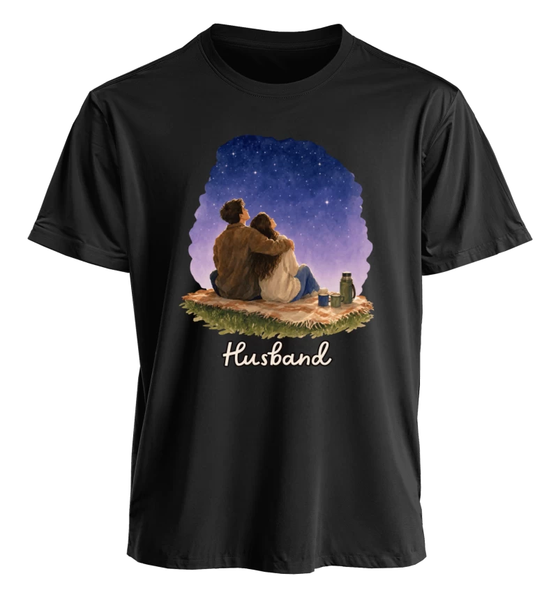 Polera Parejas Cielo Estrellado - Husband & Wife