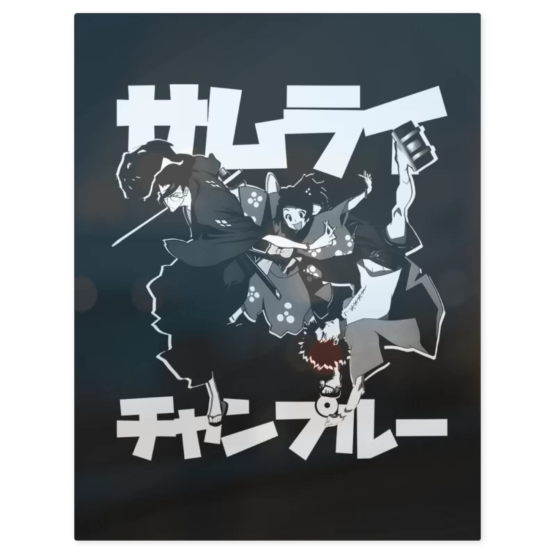 Champloo Samurais – Print Metálico