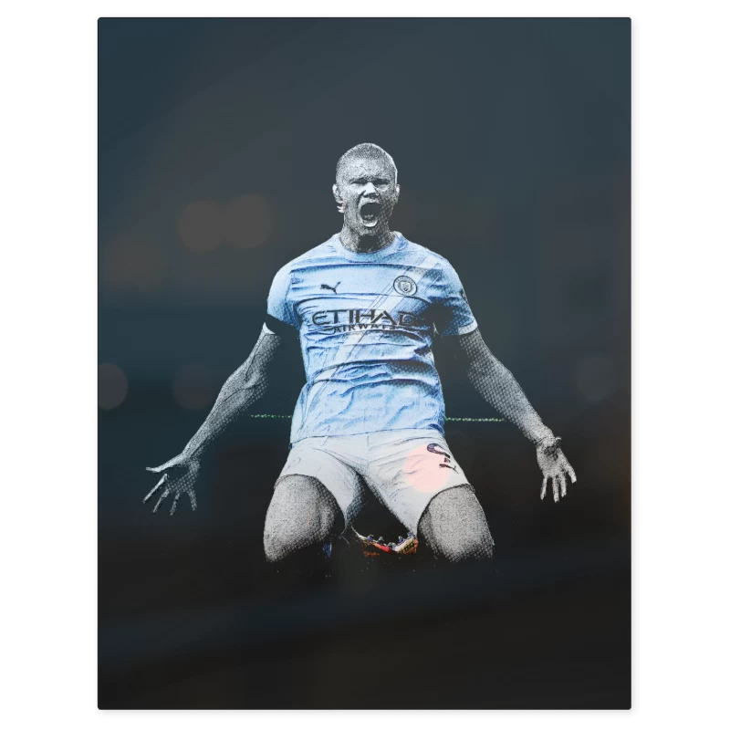 Erling Haaland Man City – Print Metálico