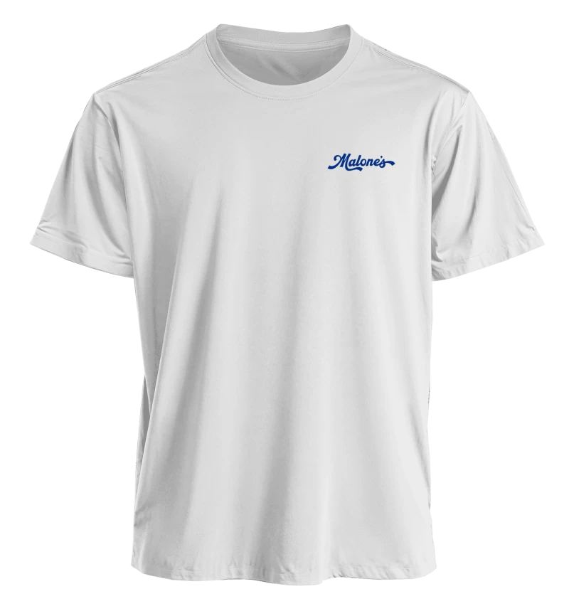 Polera Off Campus – Malone's Place Blanca