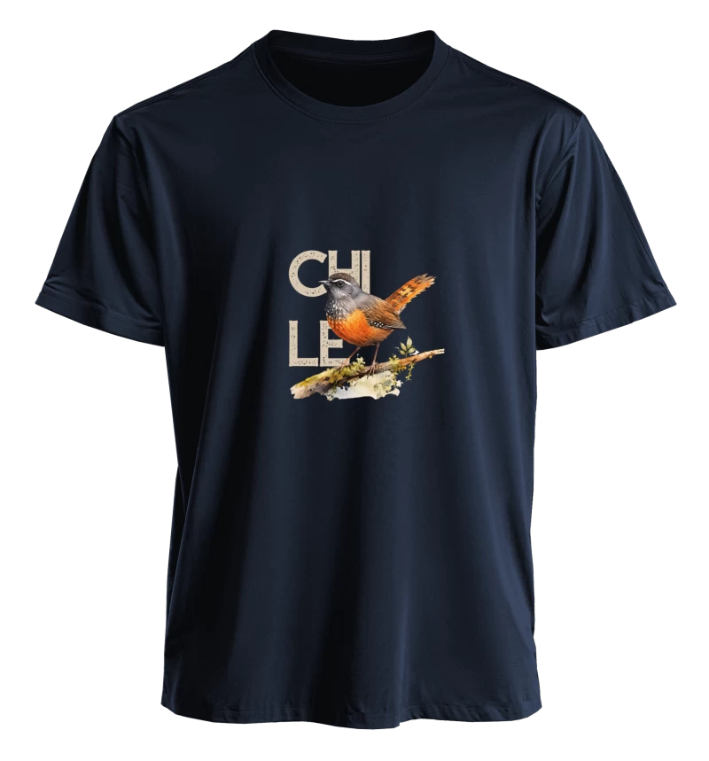 Polera polo cuello redondo Chucao I