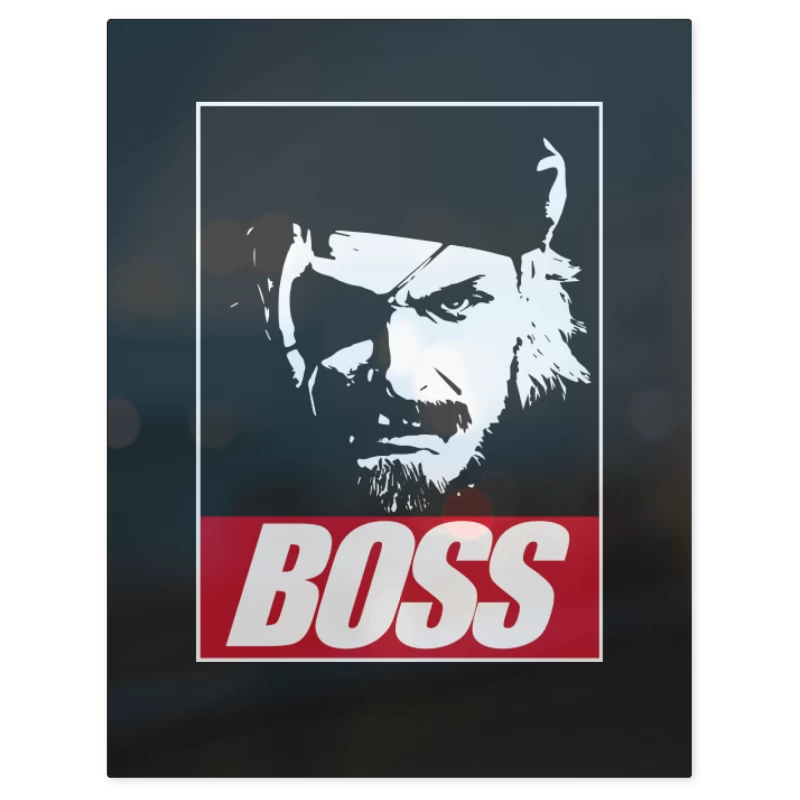 Solid Snake - Boss – Print Metálico