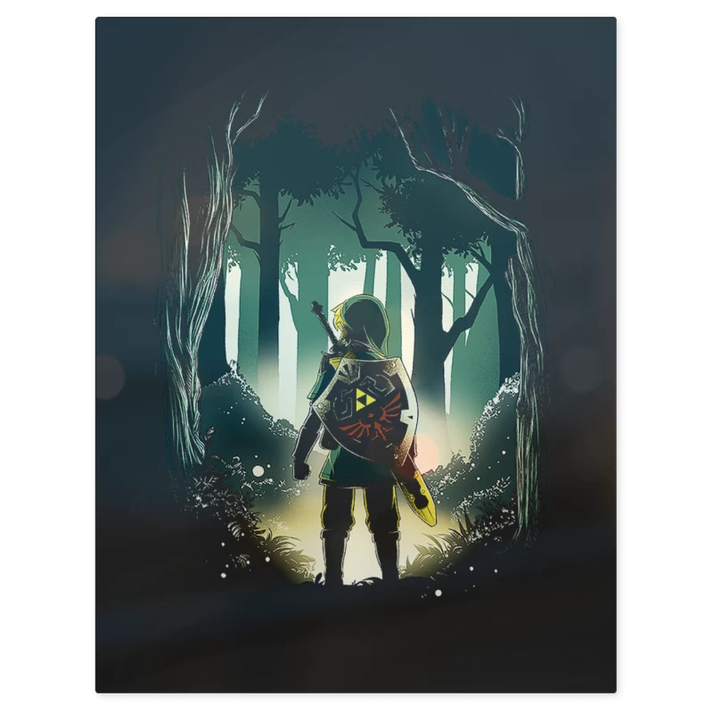 Héroe en el Bosque – Print Metálico
