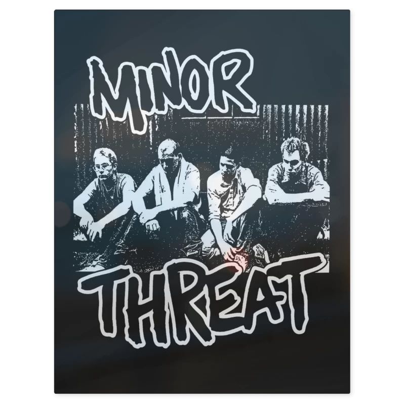 Minor Threat Band – Print Metálico