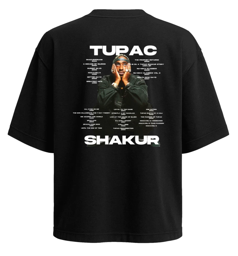 Polera Oversize 280 GRS  TUPAC