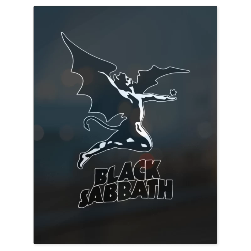 Black Sabbath - Demon – Print Metálico