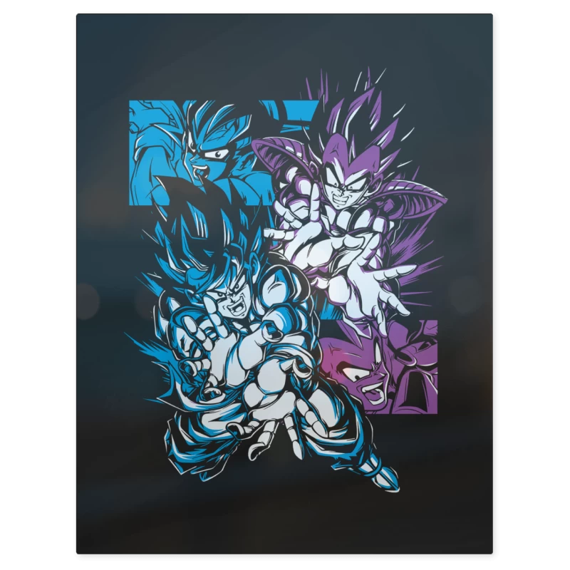 Kamehame vs Galick Gun – Print Metálico