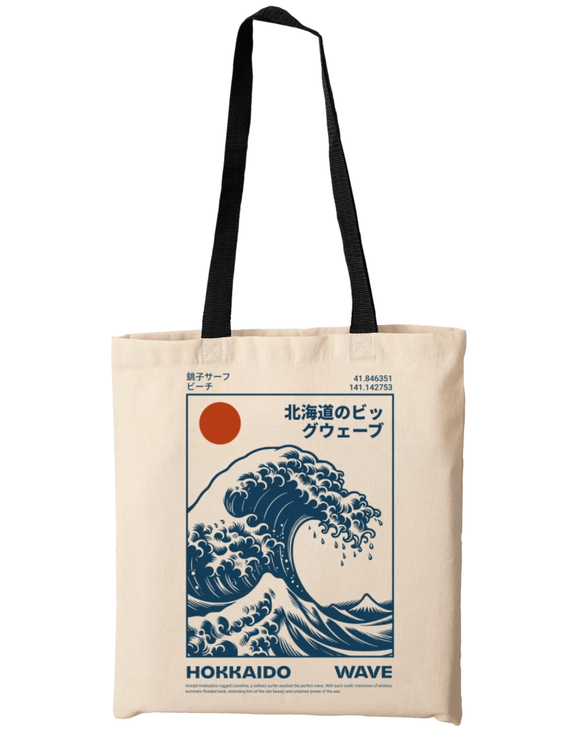 Totebag Hokkaido Wave Japan Urban