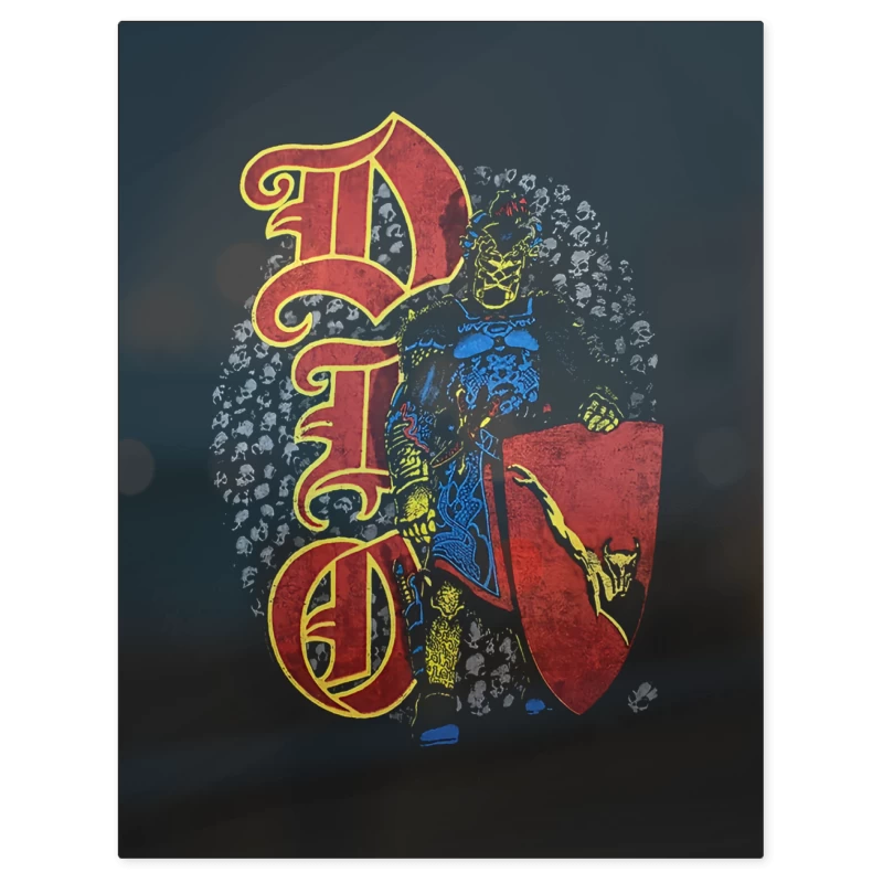 Dio Skull Warrior – Print Metálico