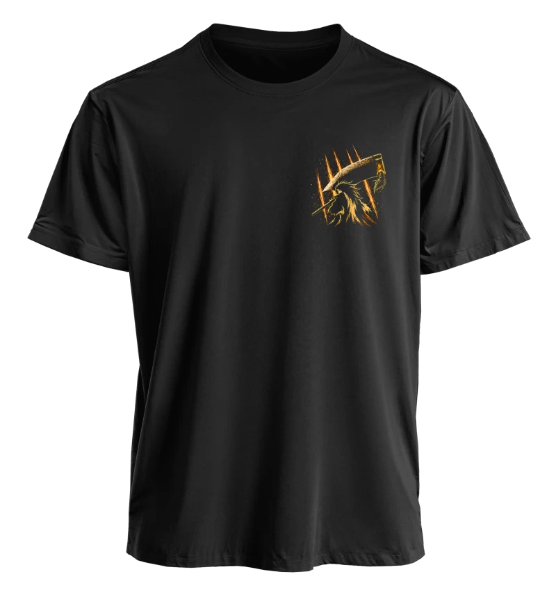 Polera Anime Bleach Zaraki Kenpachi | Espalda + Pecho