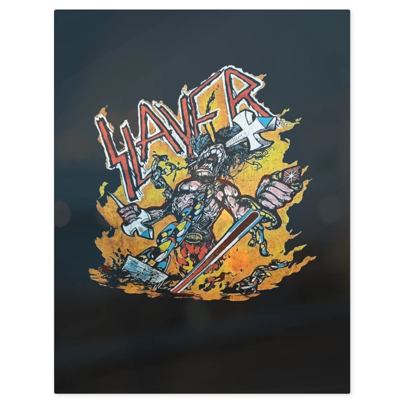 Slayer Vintage – Print Metálico