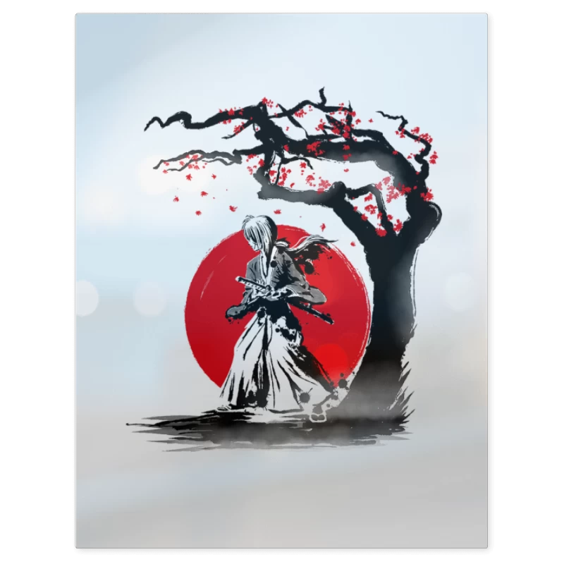 Samurai X – Print Metálico