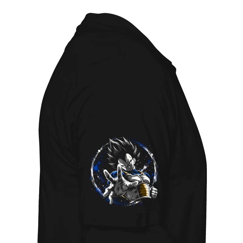 Polera Anime Dragon Ball Vegeta | Frente + Manga