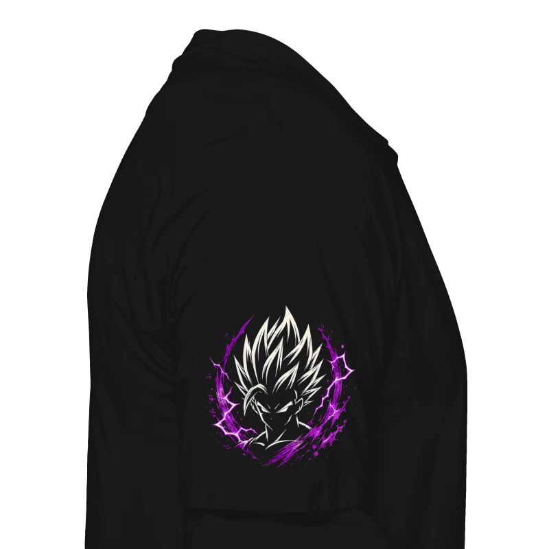 Polera Anime Dragon Ball Gohan Bestia | Frente + Manga