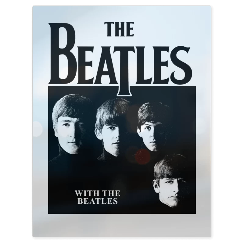 The Beatles With the Beatles N – Print Metálico
