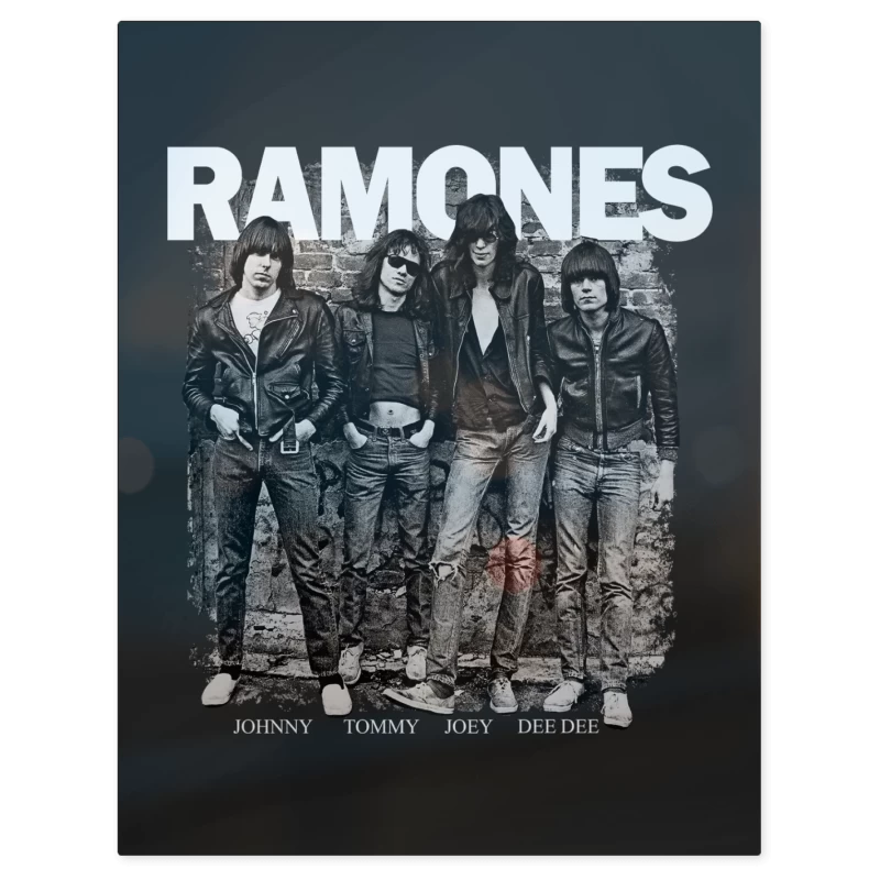 Ramones 1976 – Print Metálico