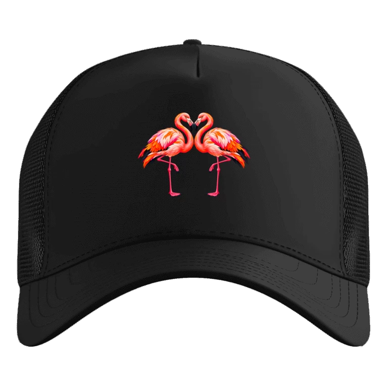 Gorro Pareja de Flamencos | Ilustración de Fauna – Sur Nativo