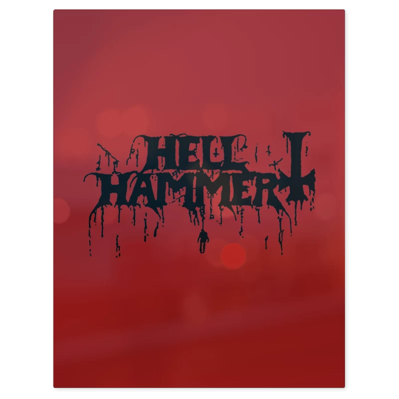 Hellhammer Logo N – Print Metálico