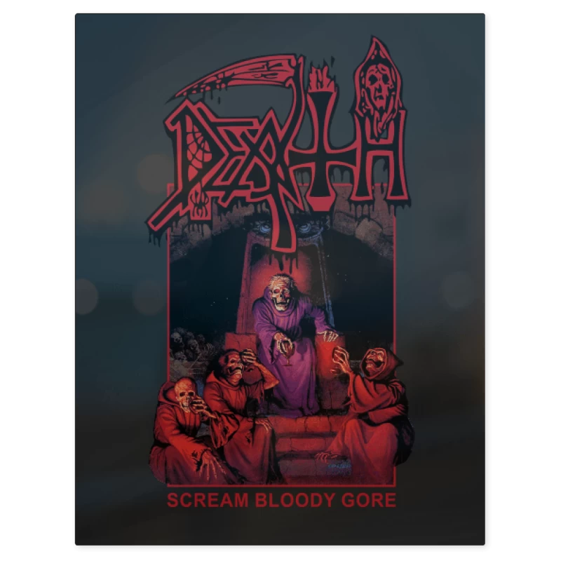 Death Scream Bloody Gore V2 – Print Metálico