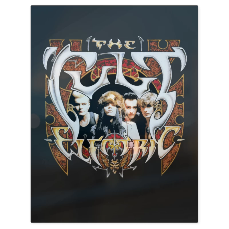 The Cult Electric – Print Metálico