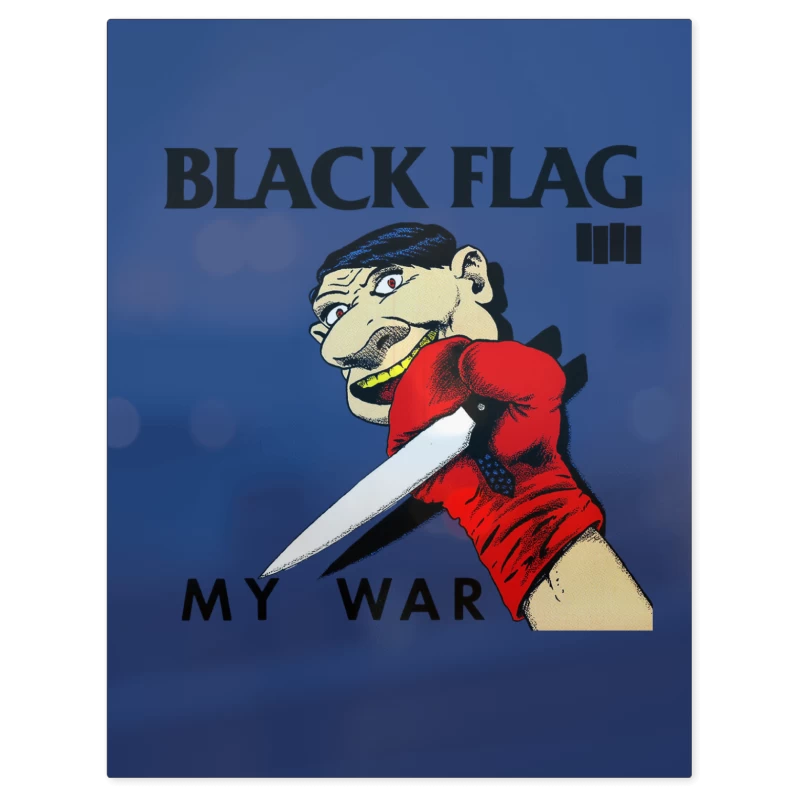 Black Flag My War – Print Metálico