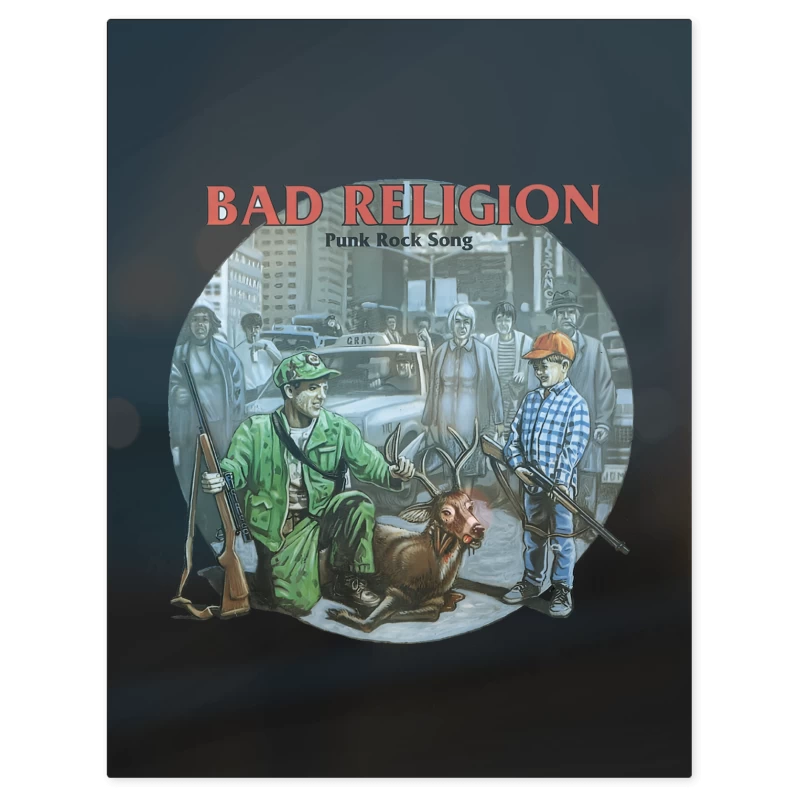 Bad Religion Punk Rock Song – Print Metálico