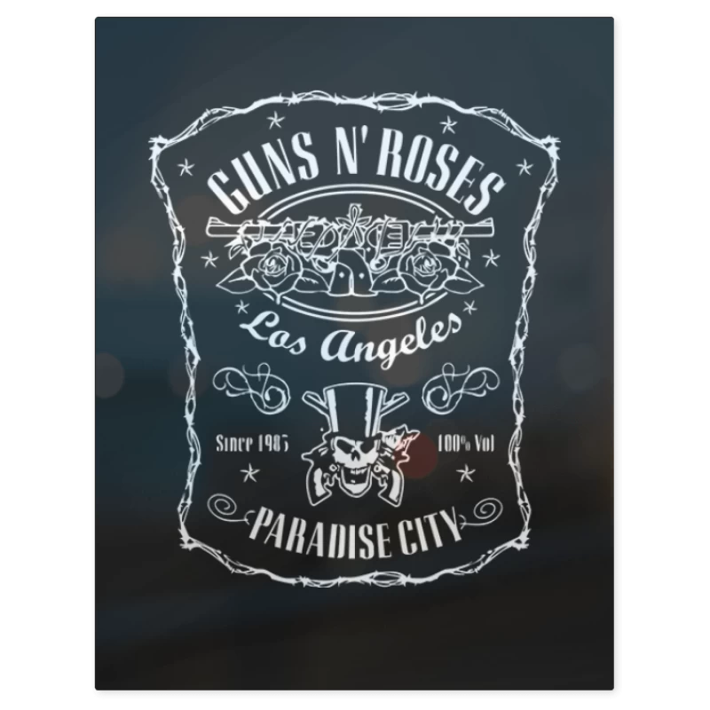 Guns N Roses 2 – Print Metálico