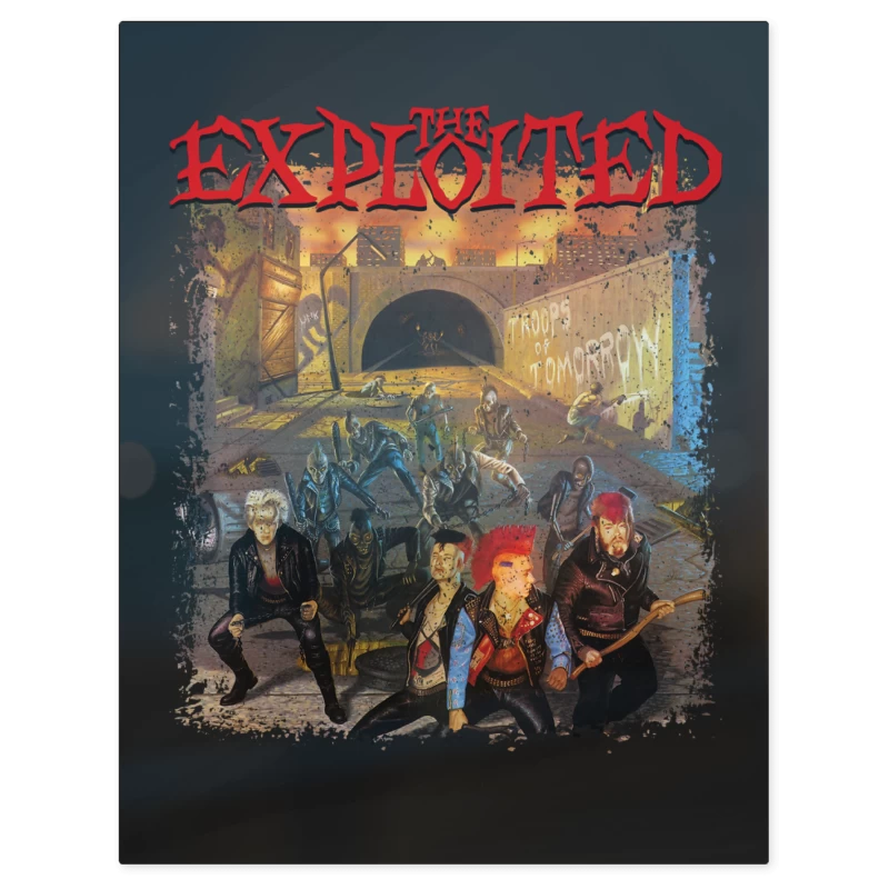 The Exploited Troops of Tomorrow – Print Metálico