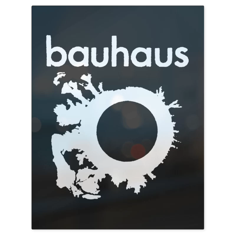 Bauhaus Logo B – Print Metálico