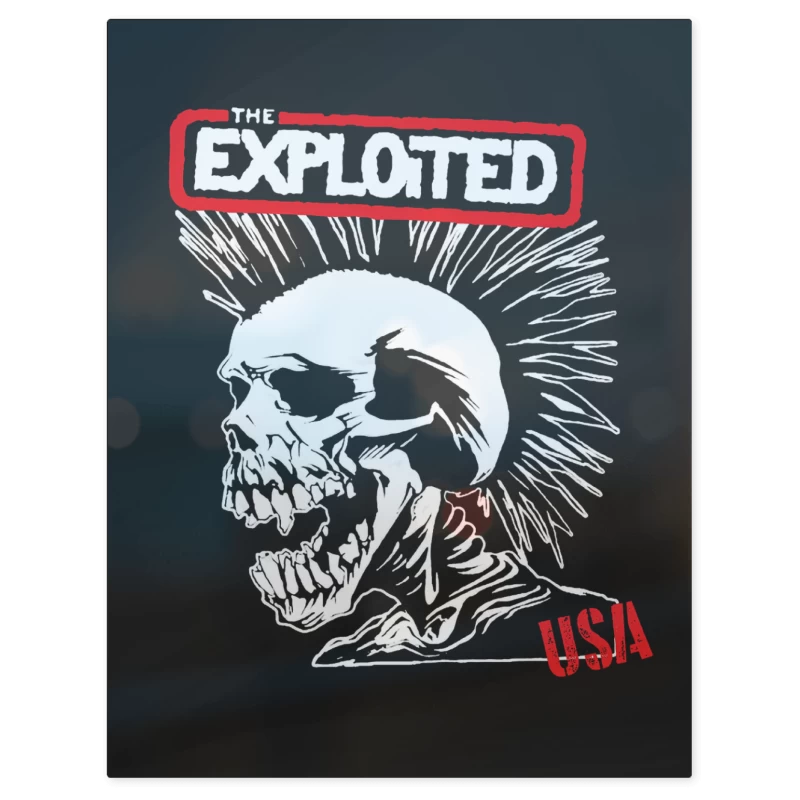 The Exploited USA – Print Metálico
