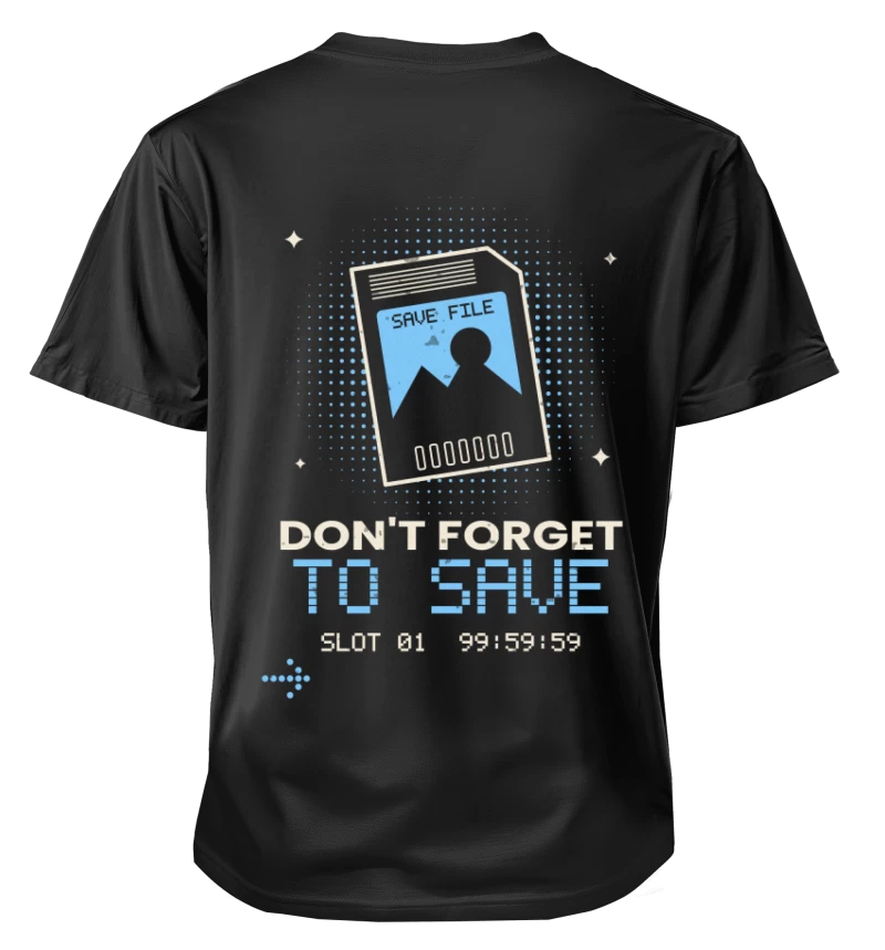 Polera Don't Forget To Save | Gaming Club