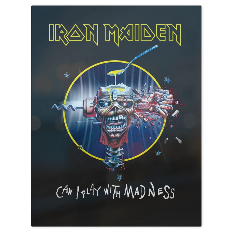 Iron Maiden Can I Play With Madeness – Print Metálico