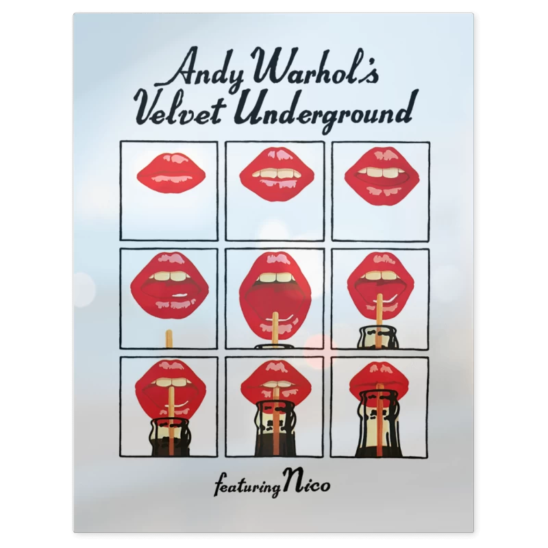Andy Warhols Velvet Underground – Print Metálico