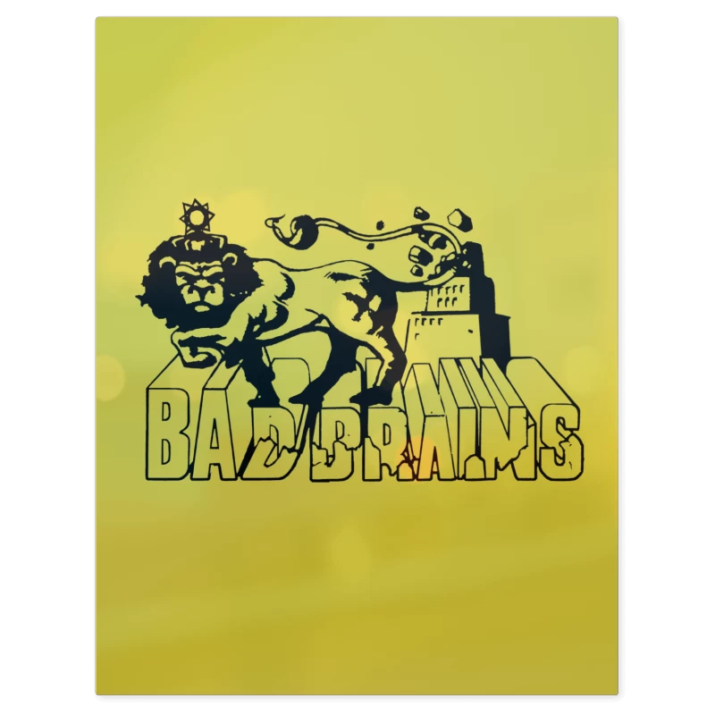 Bad Brains Leon Logo – Print Metálico