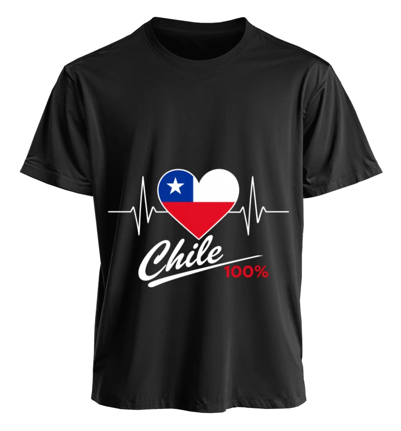 Polera Chile 100% | Frente