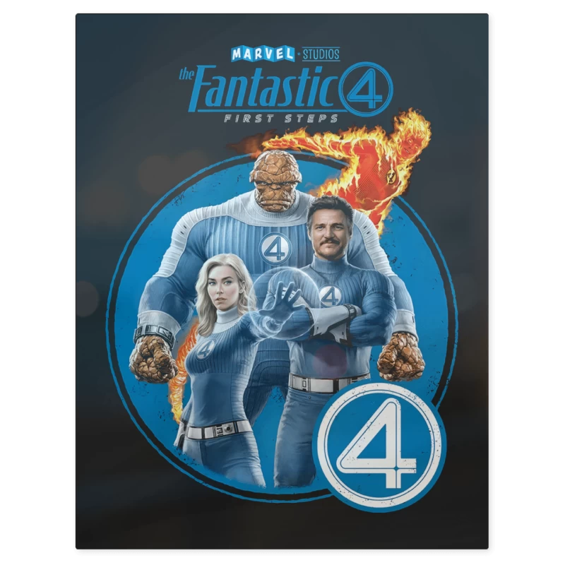 Cuatro Fantasticos First Steps – Print Metálico