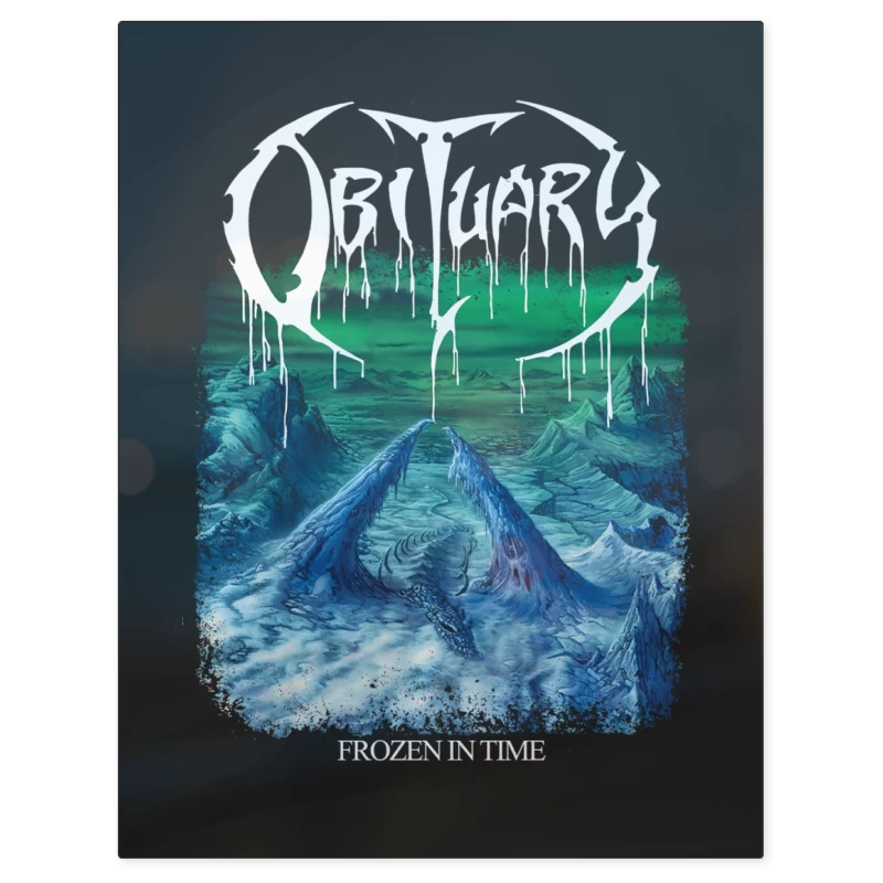 Obituary Frozen in Time – Print Metálico